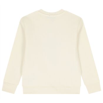 Boys Ivory Polo Bear Sweatshirt