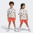 Ivory & Red Disney Logo Shorts Set, 1, hi-res