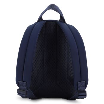 Boys Navy Blue Logo Backpack ( 27cm )