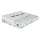 Baby Boys White & Blue Logo Blanket, 2, hi-res