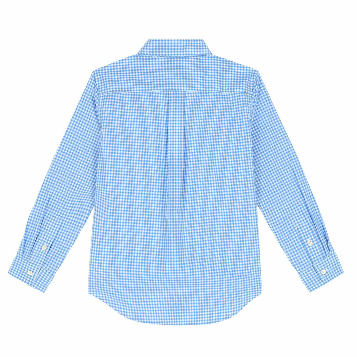 قميص بالشعار باللون الازرق والابيض للاولاد, 1, hi-res image number null