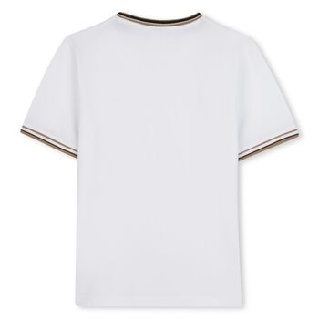Boys White Logo T-Shirt
