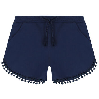 Girls Navy Blue Shorts