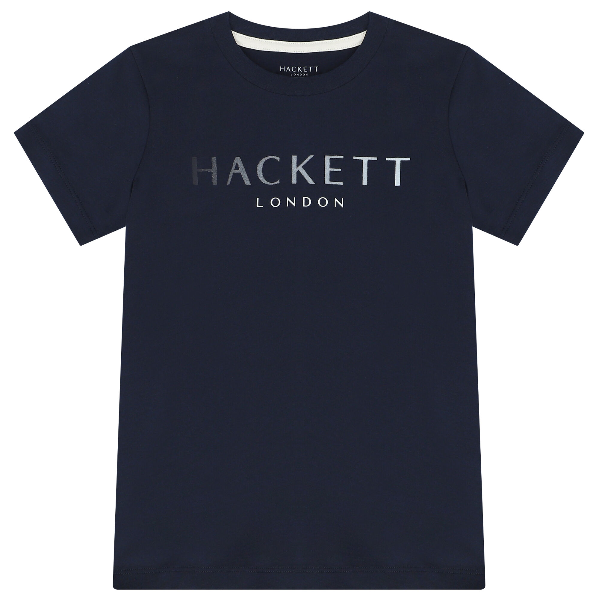Hackett London Boys Navy Blue Logo T Shirt Junior Couture Australia