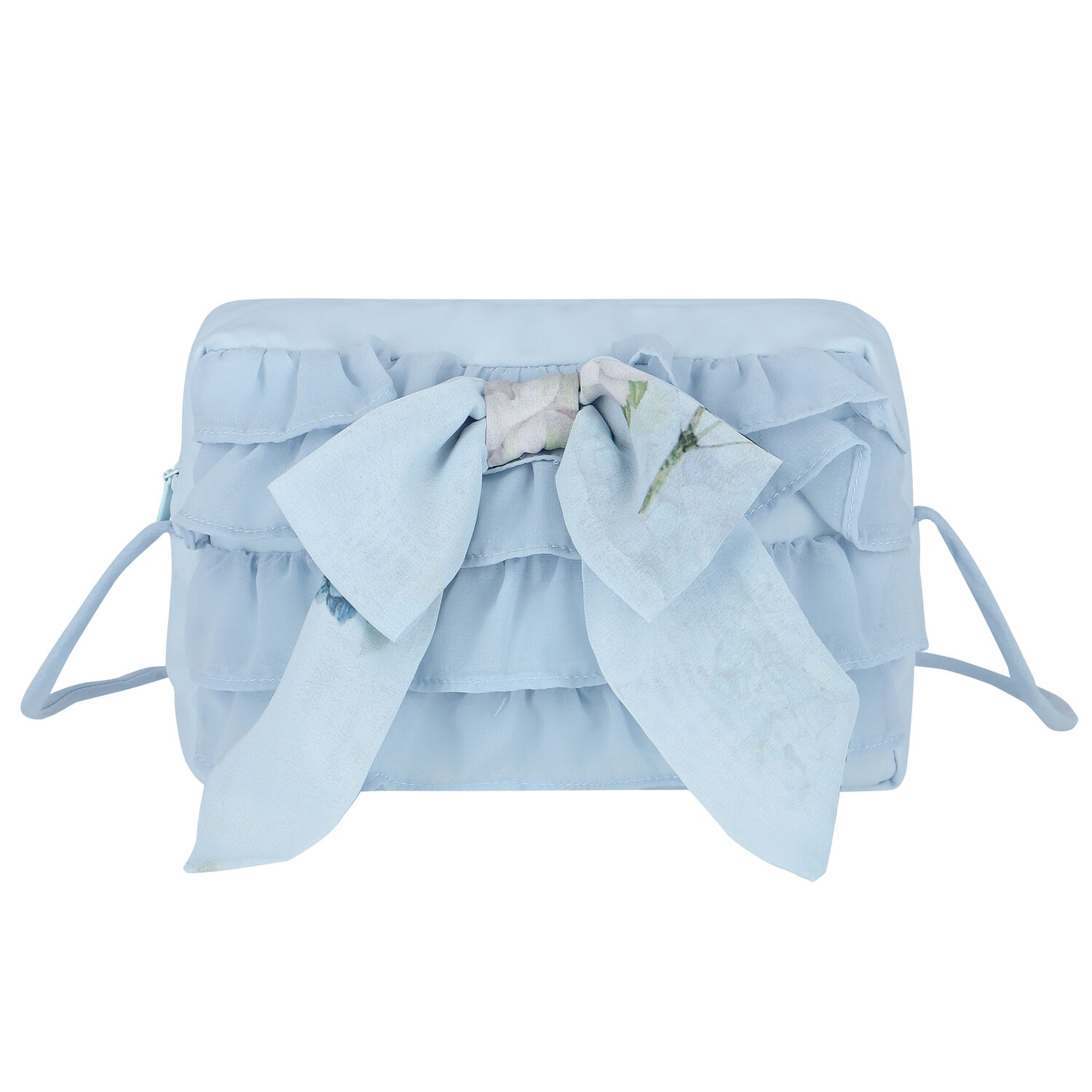 حقيبة يد شيفون باللون الأزرق للبنات, 2, hi-res