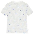 Boys White Logo T-Shirt, 2, hi-res