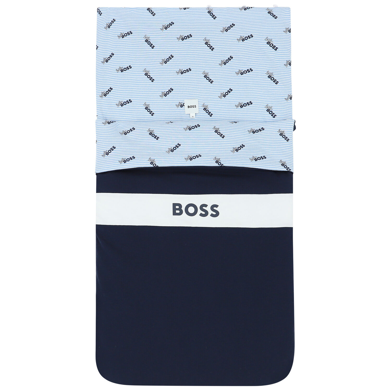 Navy Blue Logo Baby Nest, 1, hi-res