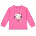 Baby Girls Pink Logo Tracksuit, 1, hi-res