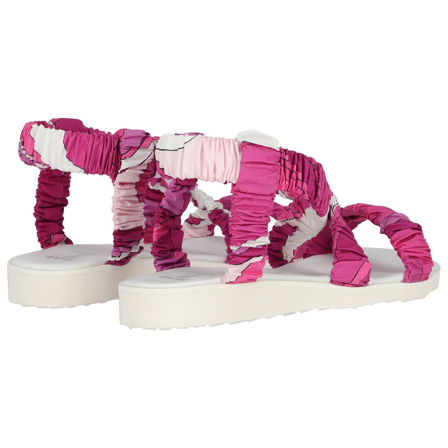 Girls Pink & Purple Sandals, 2, hi-res