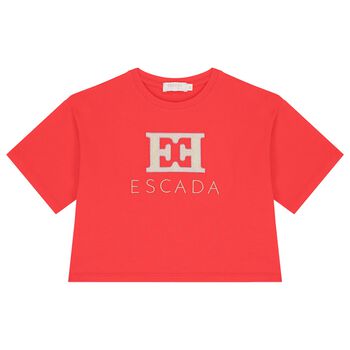 Girls Red Logo T-Shirt