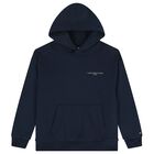 Boys Navy Blue Hooded Top, 1, hi-res