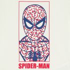 Boys Ivory & Navy Blue Marvel Shorts Set, 1, hi-res