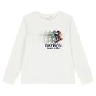 Boys Ivory Skate Long Sleeve Top, 1, hi-res