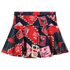 Girls Red Logo Envelope Skirt Set, 1, hi-res
