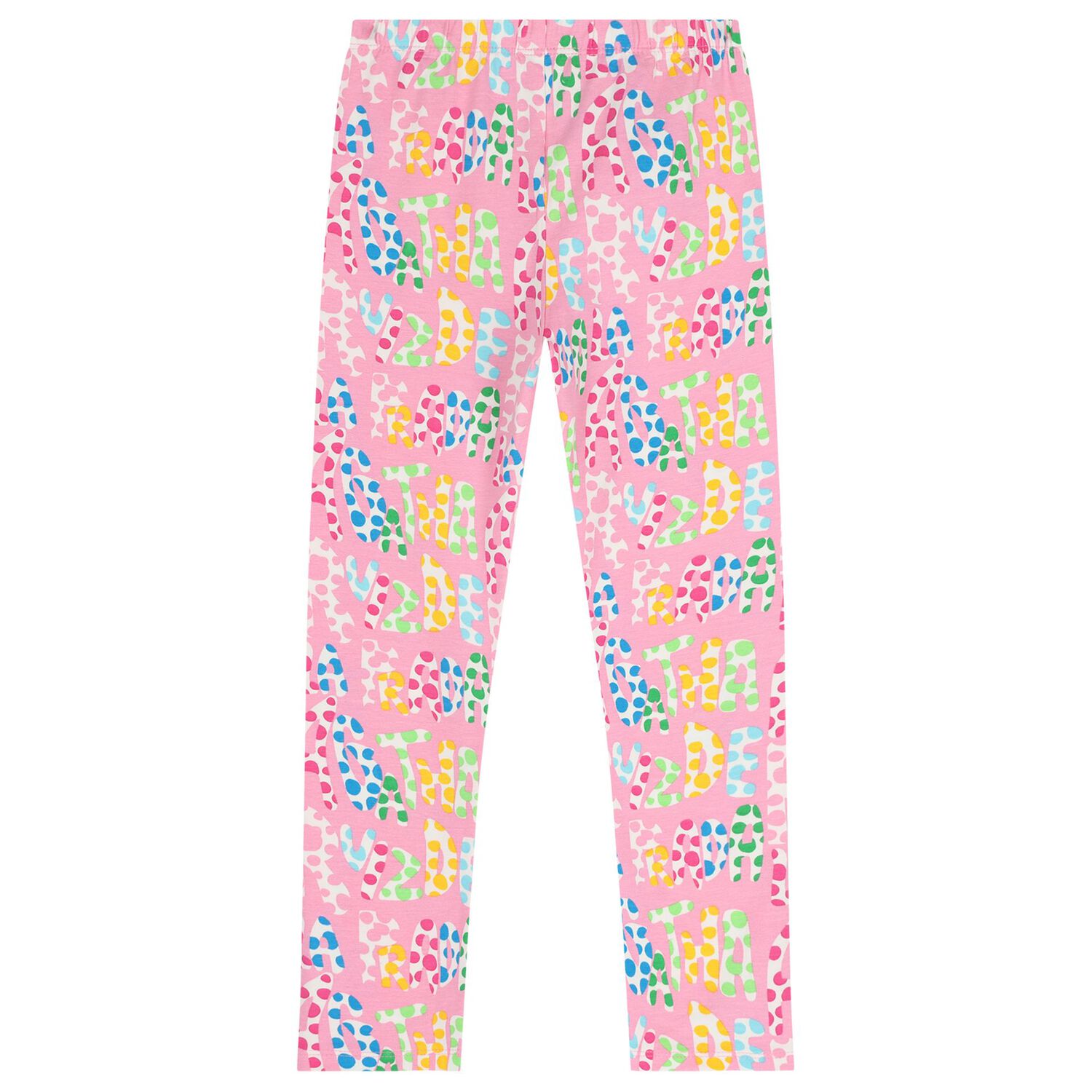 Girls Pink Logo Leggings Set, 1, hi-res