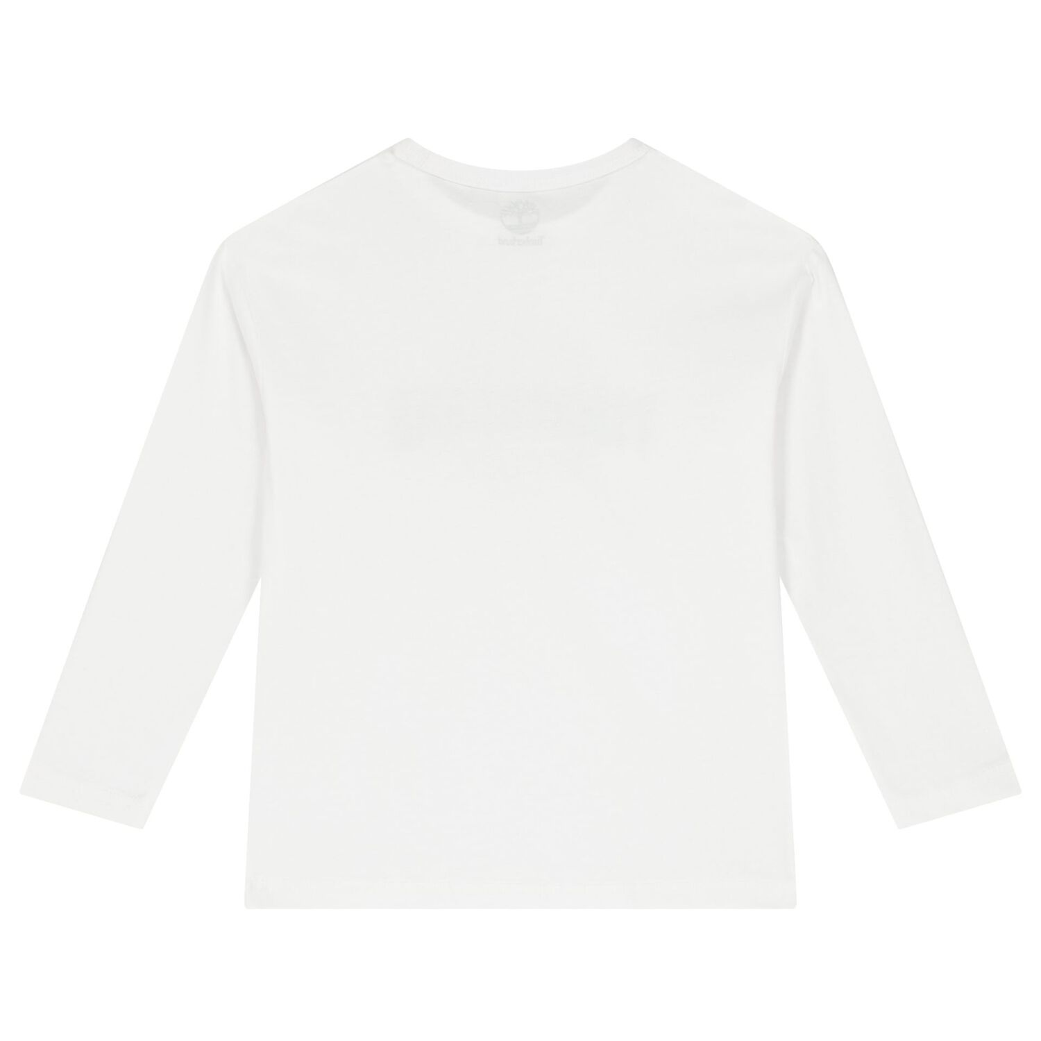 Boys White Logo Long Sleeve Top, 2, hi-res image number null