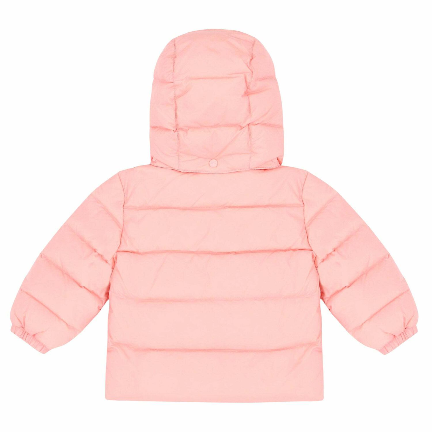 Younger Girls Pink Logo Coat, 1, hi-res