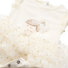 Baby Girls Ivory Tulle Bodysuit, 1, hi-res
