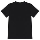 Boys Black Logo T-Shirt, 2, hi-res