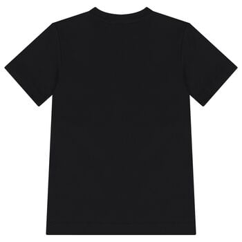 Boys Black Logo T-Shirt