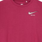 طقم بنطال بشعار وردي للفتيات الصغيرات, 1, hi-res