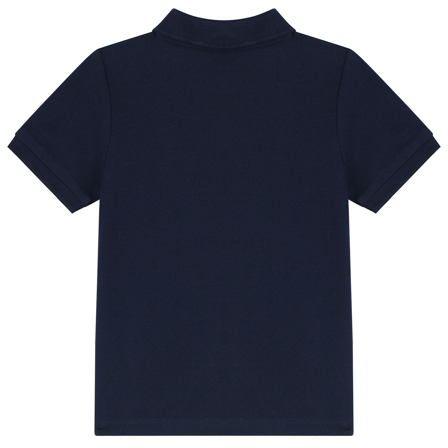 Younger Boys Navy Blue Logo Polo Shirt, 2, hi-res image number null
