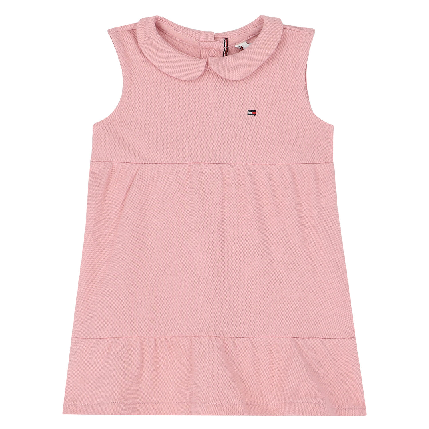 Tommy Hilfiger Baby Girls Pink Logo Polo Dress Junior Couture