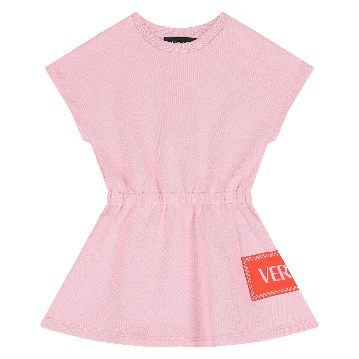 Younger Girls Pink Logo Dress, 1, hi-res image number null