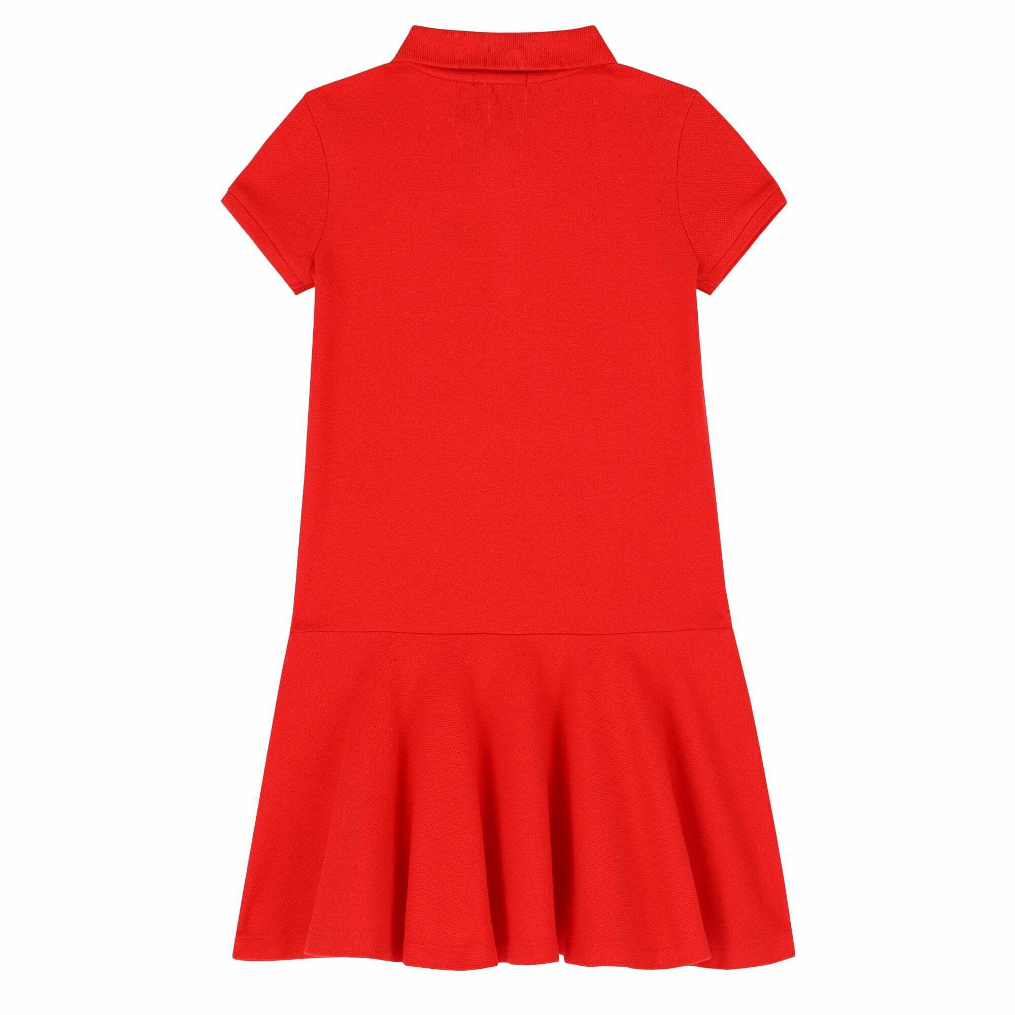 Ralph Lauren Red Logo Polo Dress | Junior Couture USA