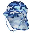 Boys Blue Swim Hat, 1, hi-res