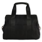 Black Logo Baby Changing Bag, 1, hi-res