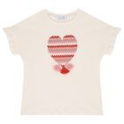 Girls Ivory & Pink Zigzag Leggings Set, 1, hi-res