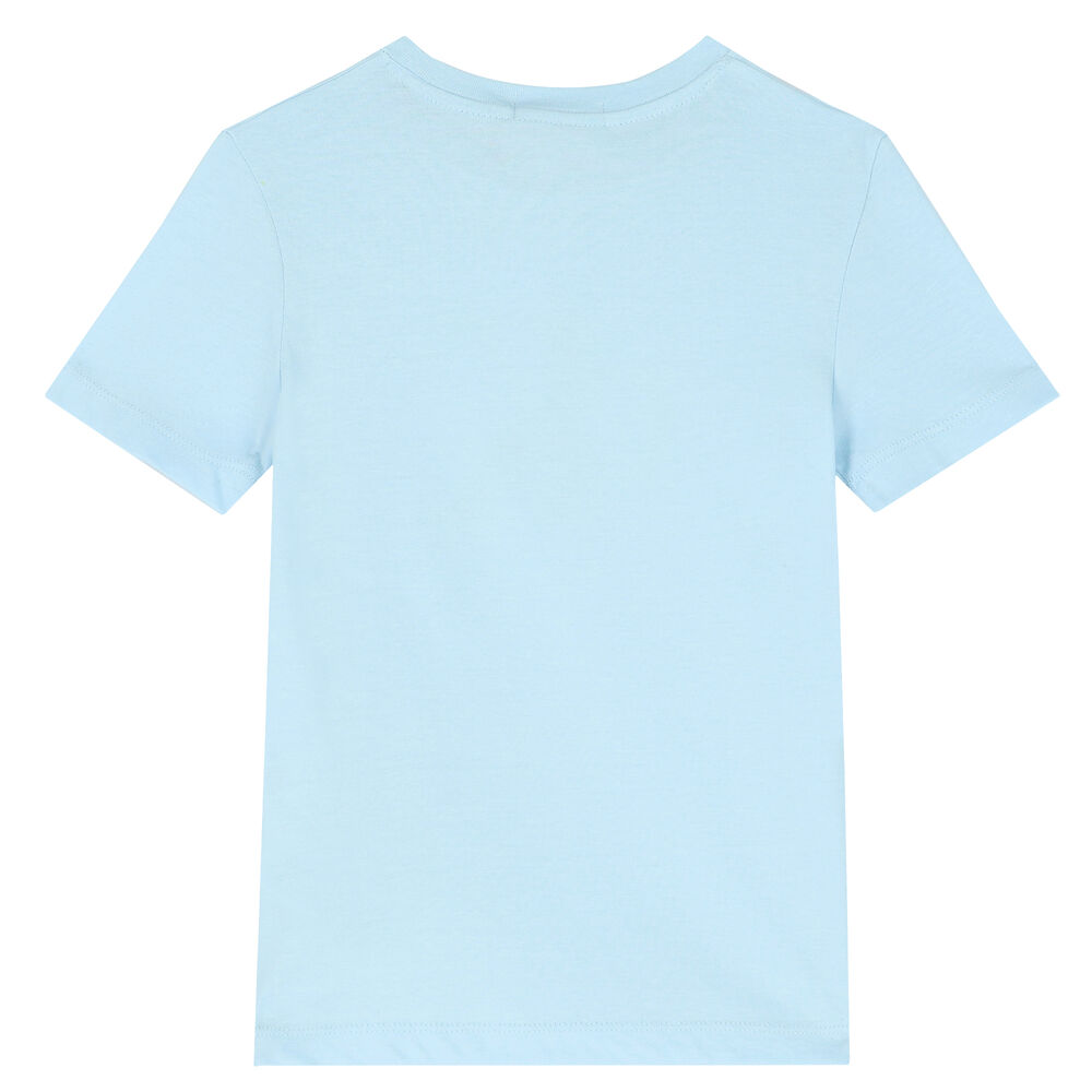 T-Shirt Couture Junior Klein | Blue Logo Calvin USA