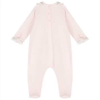 Baby Pink & Gold Babygrow