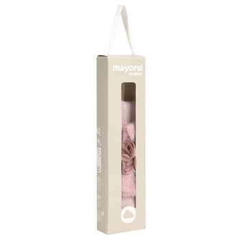 Baby Girls Pink Flower & Bow Headband, 3 Baby Girls Pink Flower & Bow Headband