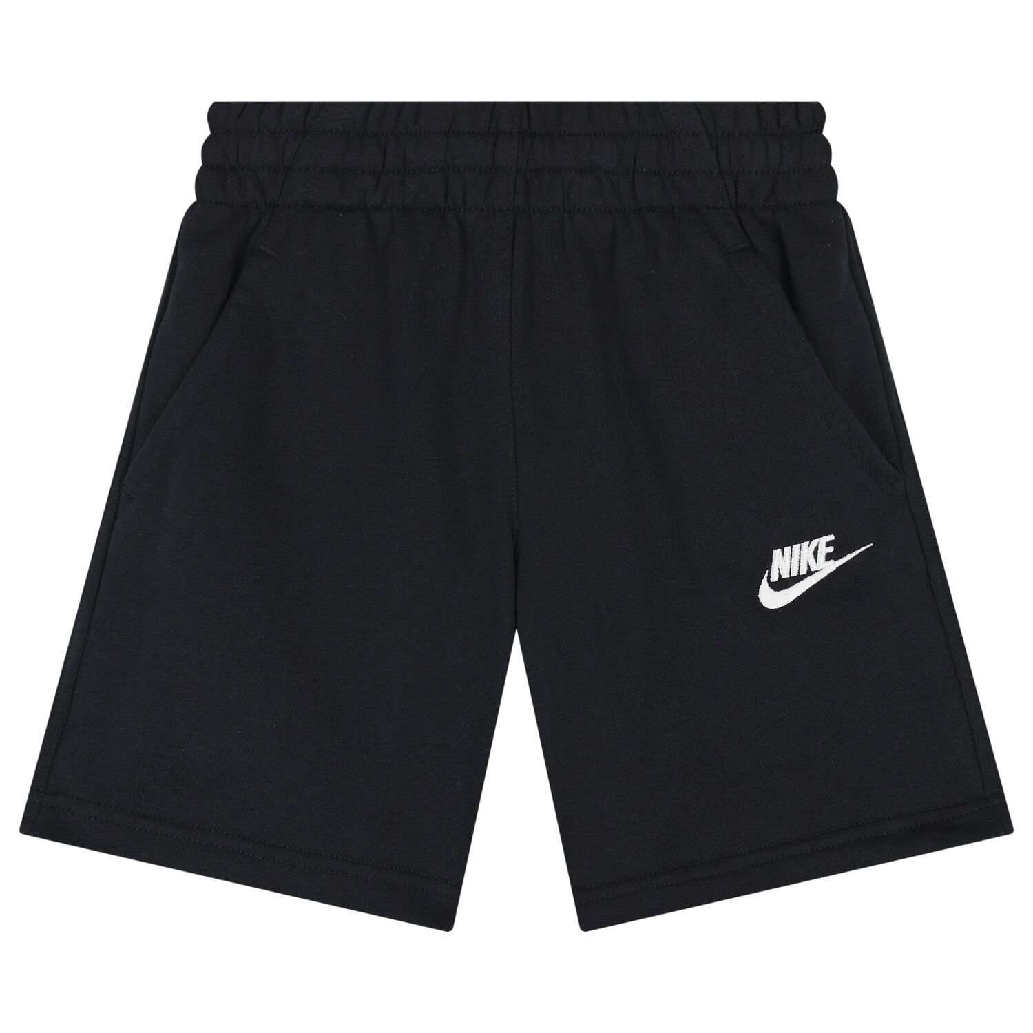 Boys Black Logo Shorts , 1, hi-res