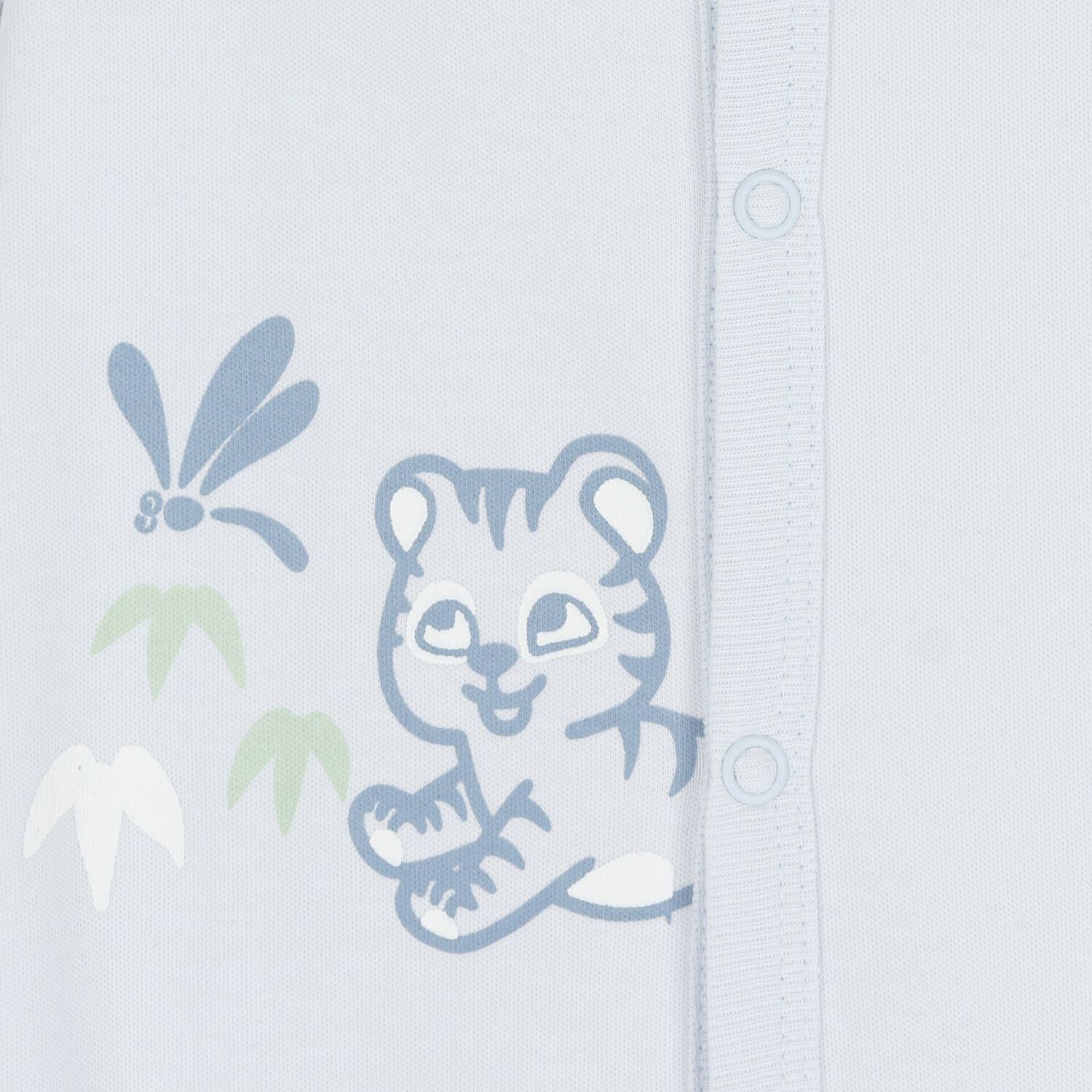 Baby Boys Blue Tiger Babygrow Gift Set, 1, hi-res