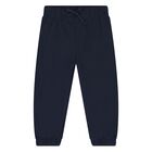Younger Boys Beige & Navy Blue Tracksuit Set, 3, hi-res