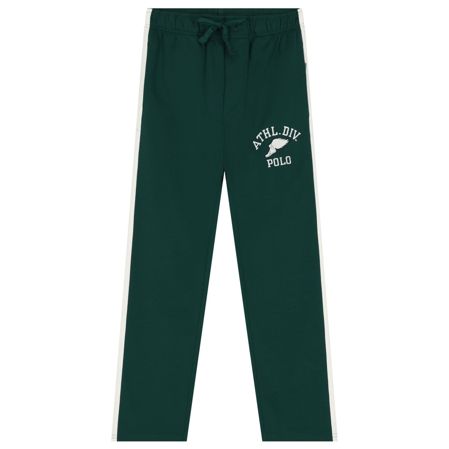 Boys Green & White Logo Joggers, 1, hi-res
