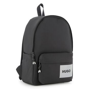 Boys Black Logo Backpack 