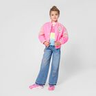 Girls Multi-Coloured Sequin Striped Jumper, 1, hi-res