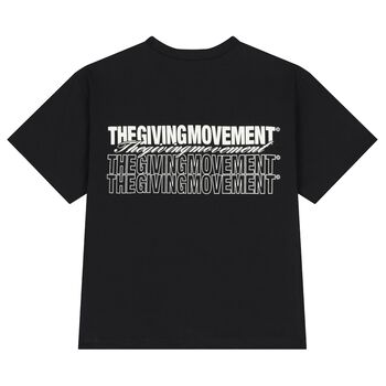 Black Logo Oversized T- Shirt