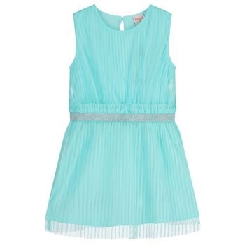 Girls Turquoise Tulle Dress