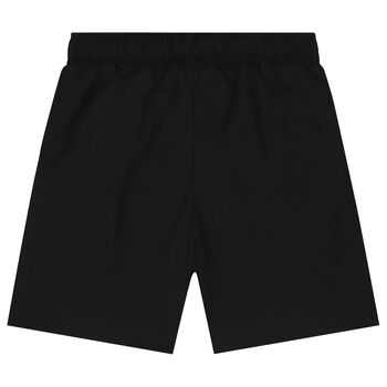 Boys Black Logo Swim Shorts