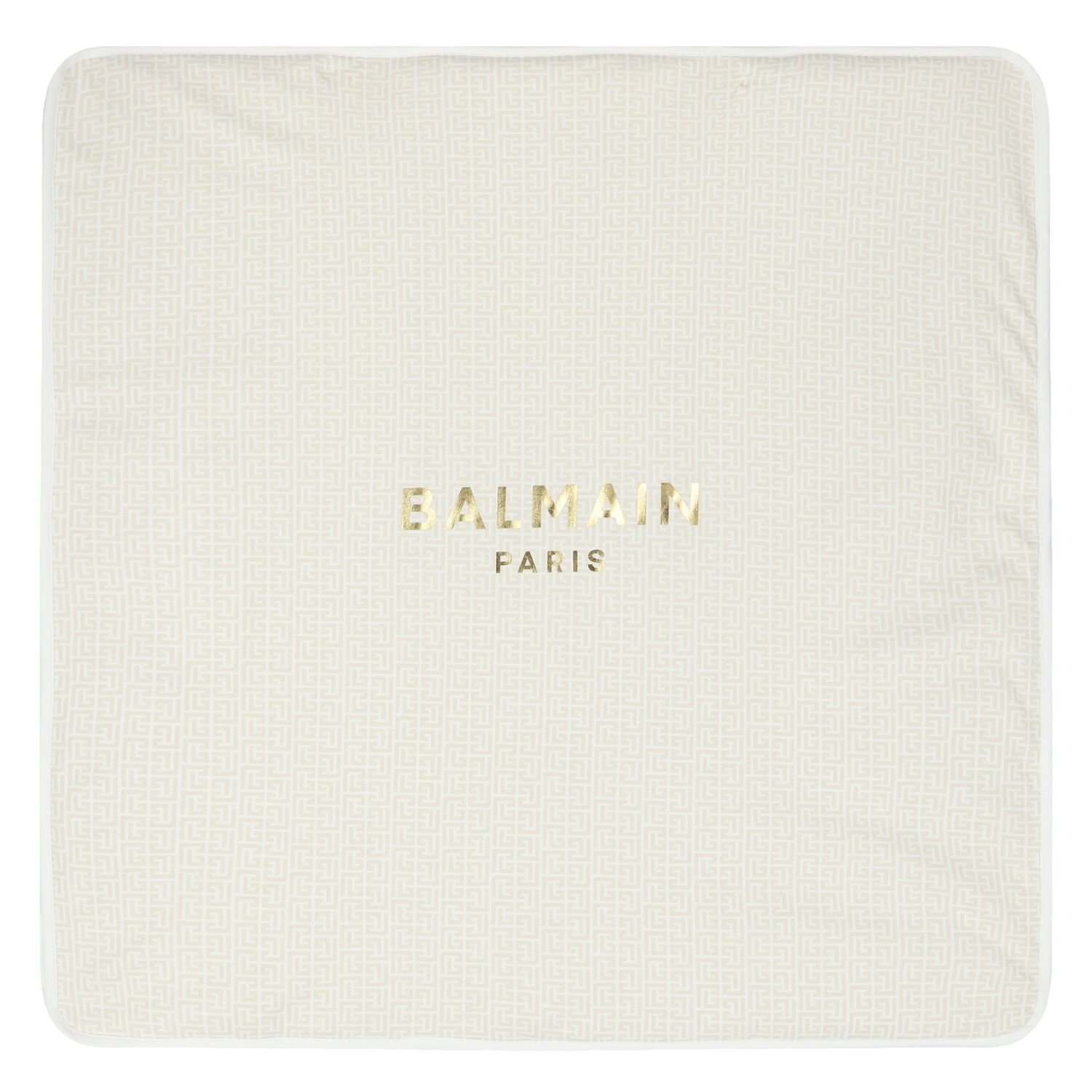 Beige & Gold Logo Blanket, 1, hi-res image number null