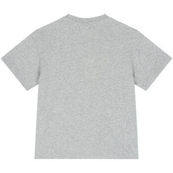 Girls Grey Teddy Logo T-Shirt