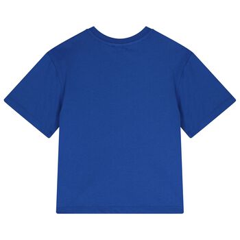 Girls Blue Donut Logo T-Shirt