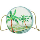 حقيبة كتف باللون الأخضر والأبيض, 1, hi-res