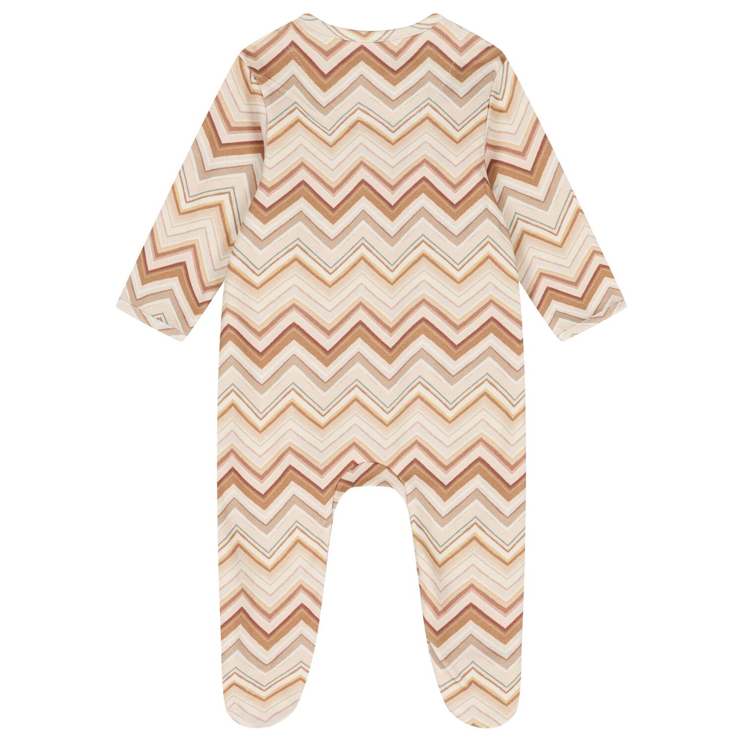 Multi-Coloured Zig Zag Babygrow, 5, hi-res