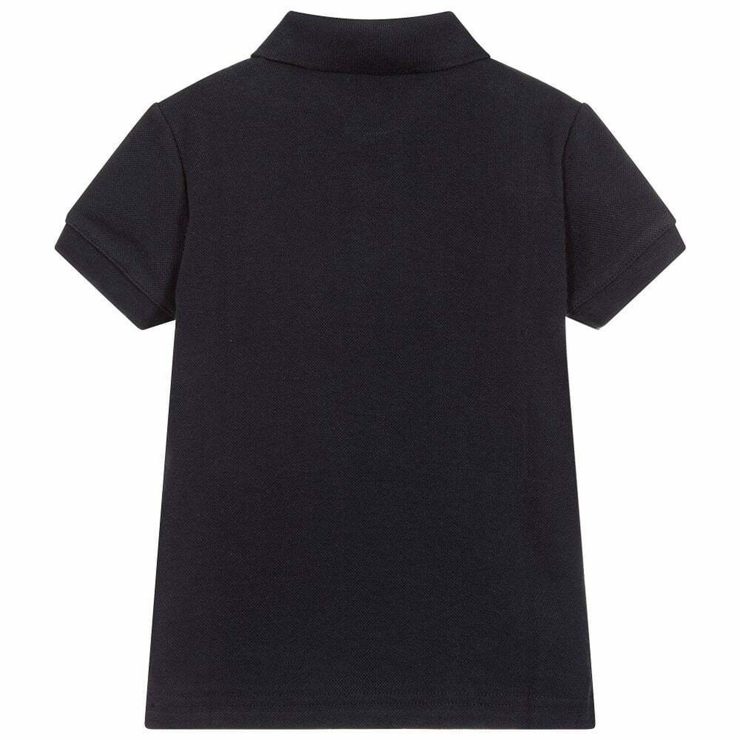 Boys Navy Logo Polo Shirt, 2, hi-res image number null